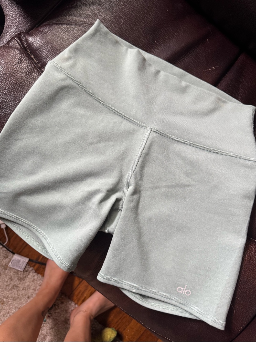 Alo airbrush biker shorts